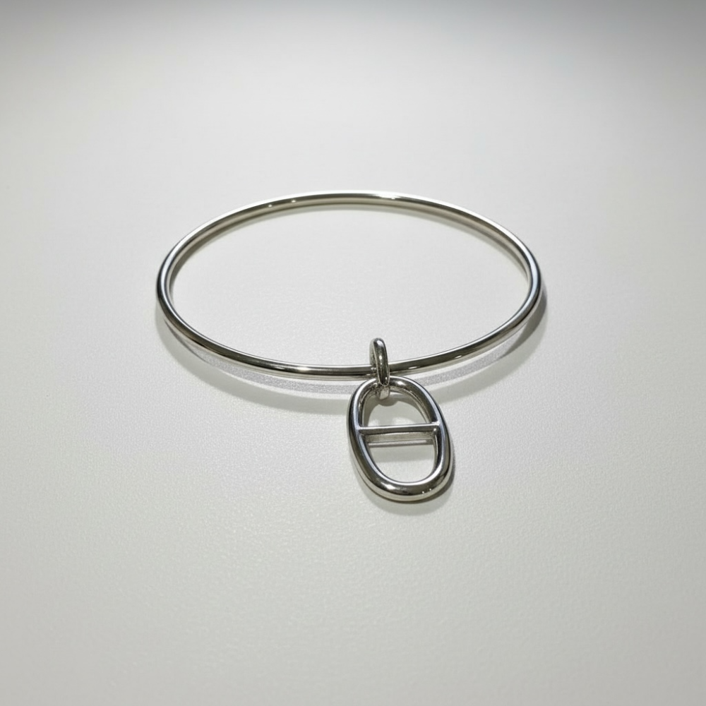 Bracelet Jonc Maille Marine - Gaou Bijoux