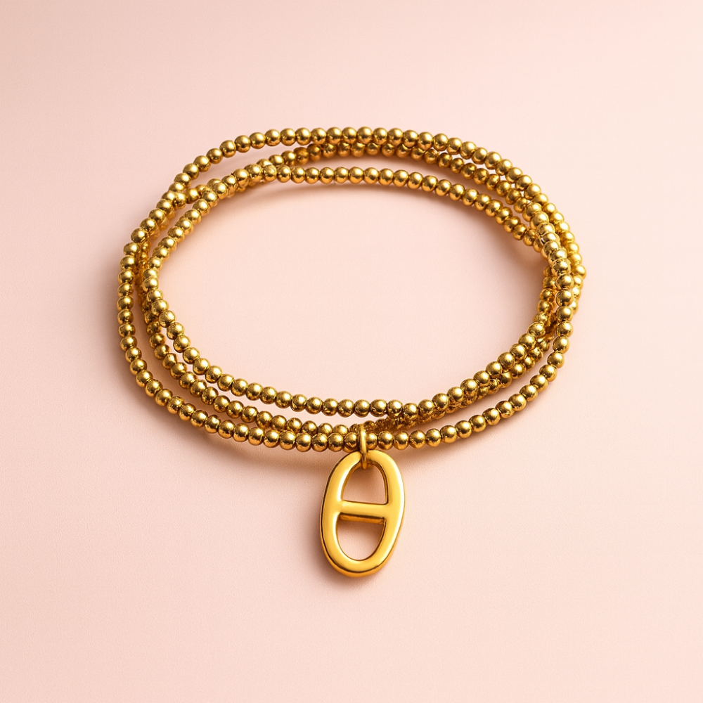 Bracelet Maille Marine Doré en acier inoxydable | Gaou Bijoux