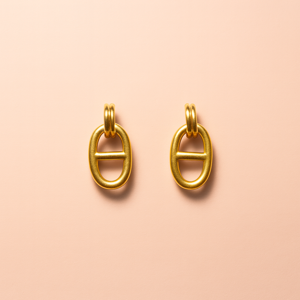 Boucles d’oreilles Maille Marine acier inoxydable | Gaou Bijoux