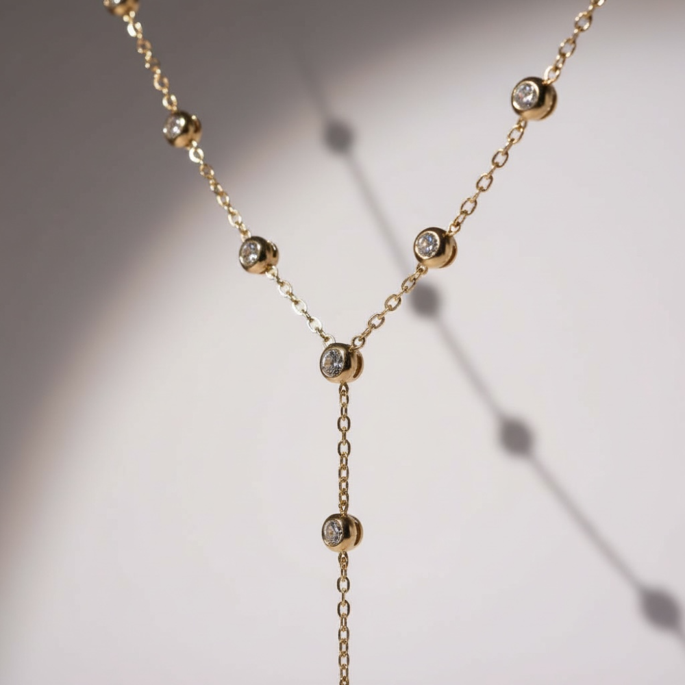 Collier Y Très Long acier inoxydable | Gaou Bijoux