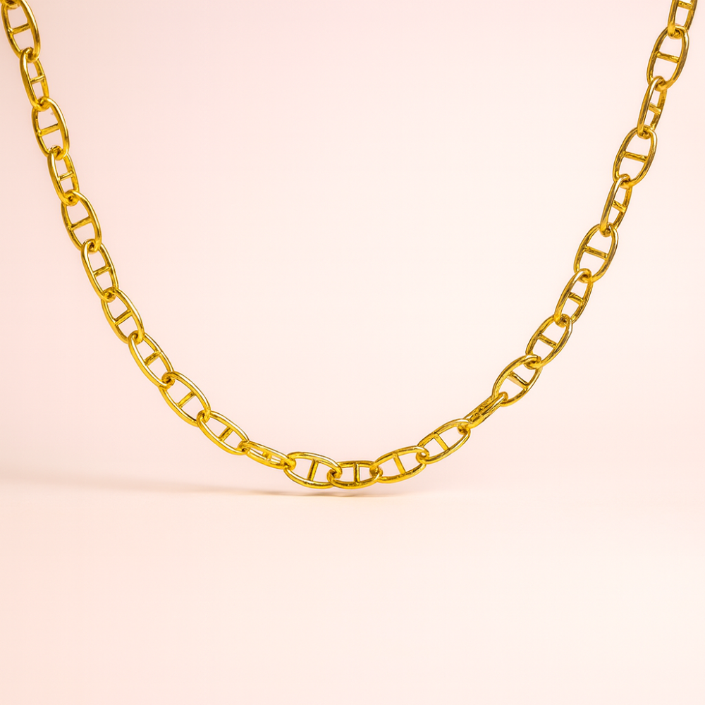 Collier Maille Marine Classique – bijoux acier inoxydable doré | Gaou Bijoux