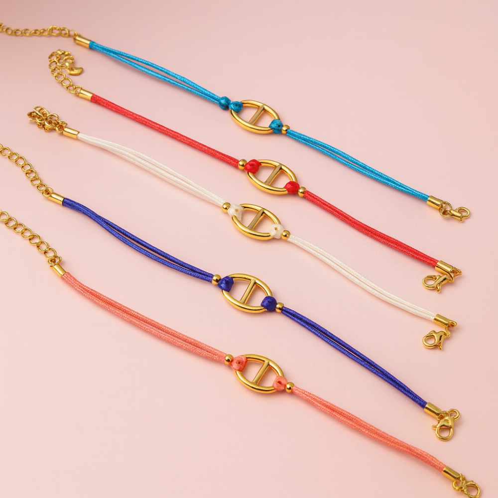 Collier maille marine dorée ajustable – ras du cou ou long jusqu’à 76 cm | Gaou Bijoux