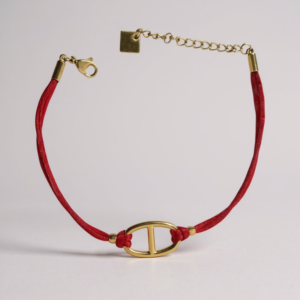 Collier maille marine dorée ajustable – ras du cou ou long jusqu’à 76 cm | Gaou Bijoux