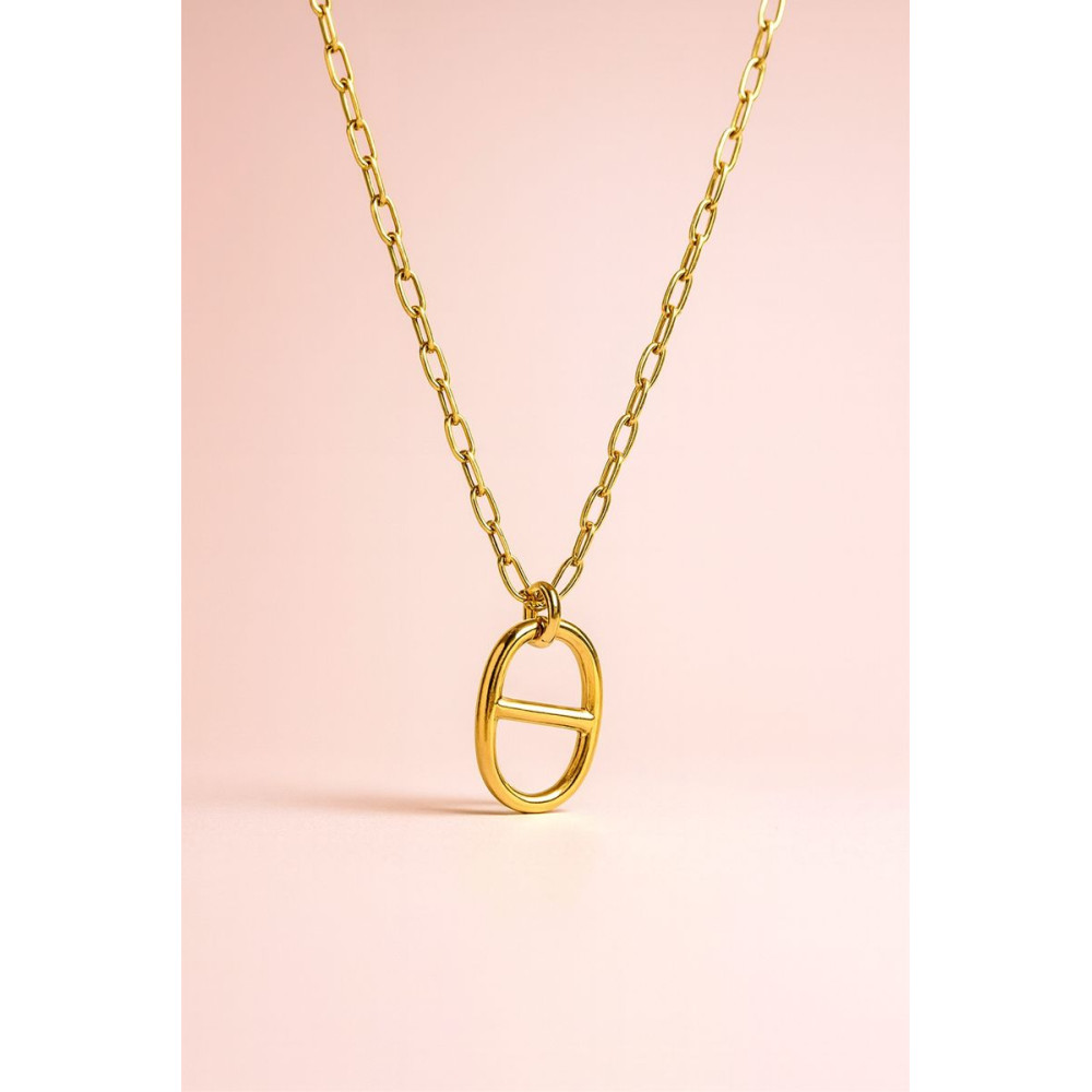 Collier Maille Marine Ovale – Chaîne Maillons Tendance | Gaou Bijoux