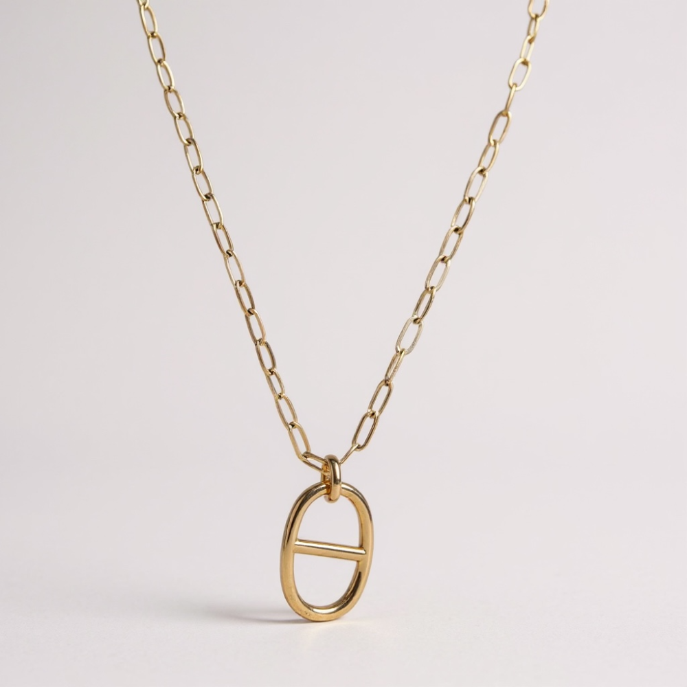 Collier Maille Marine Ovale – Chaîne Maillons Tendance | Gaou Bijoux