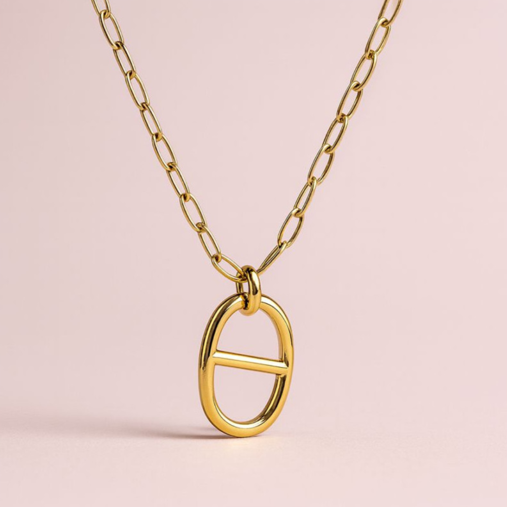 Collier Maille Marine Ovale – Chaîne Maillons Tendance | Gaou Bijoux