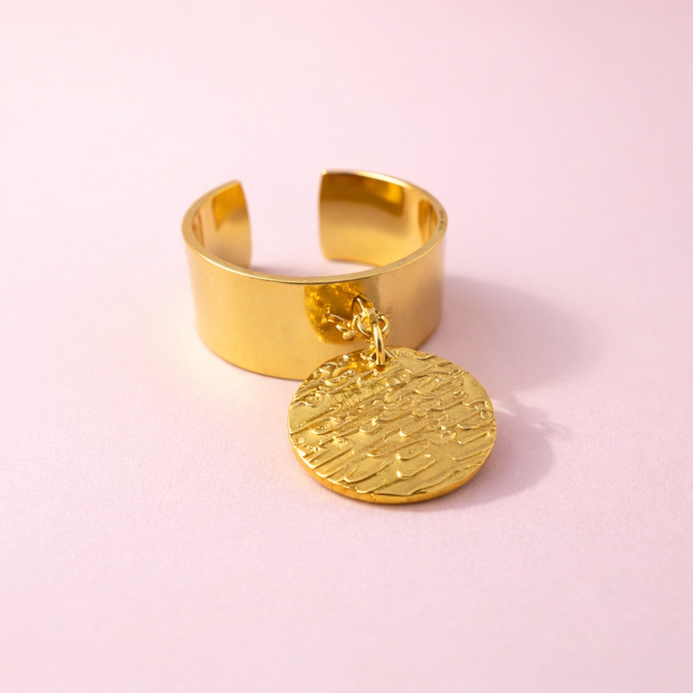 Bague Médaillon – Acier Inoxydable