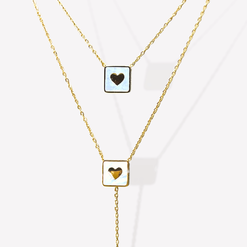Collier Triple coeur  | Gaou Bijoux