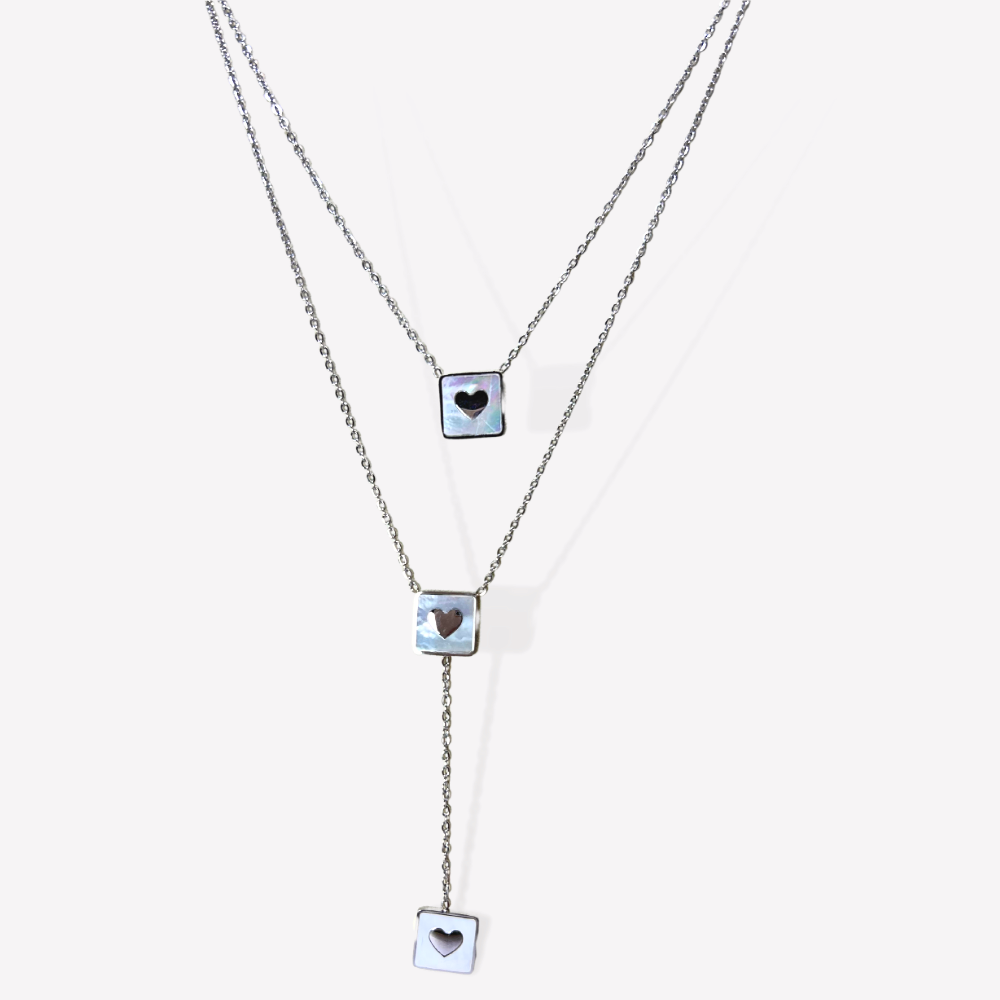 Collier Triple coeur  | Gaou Bijoux