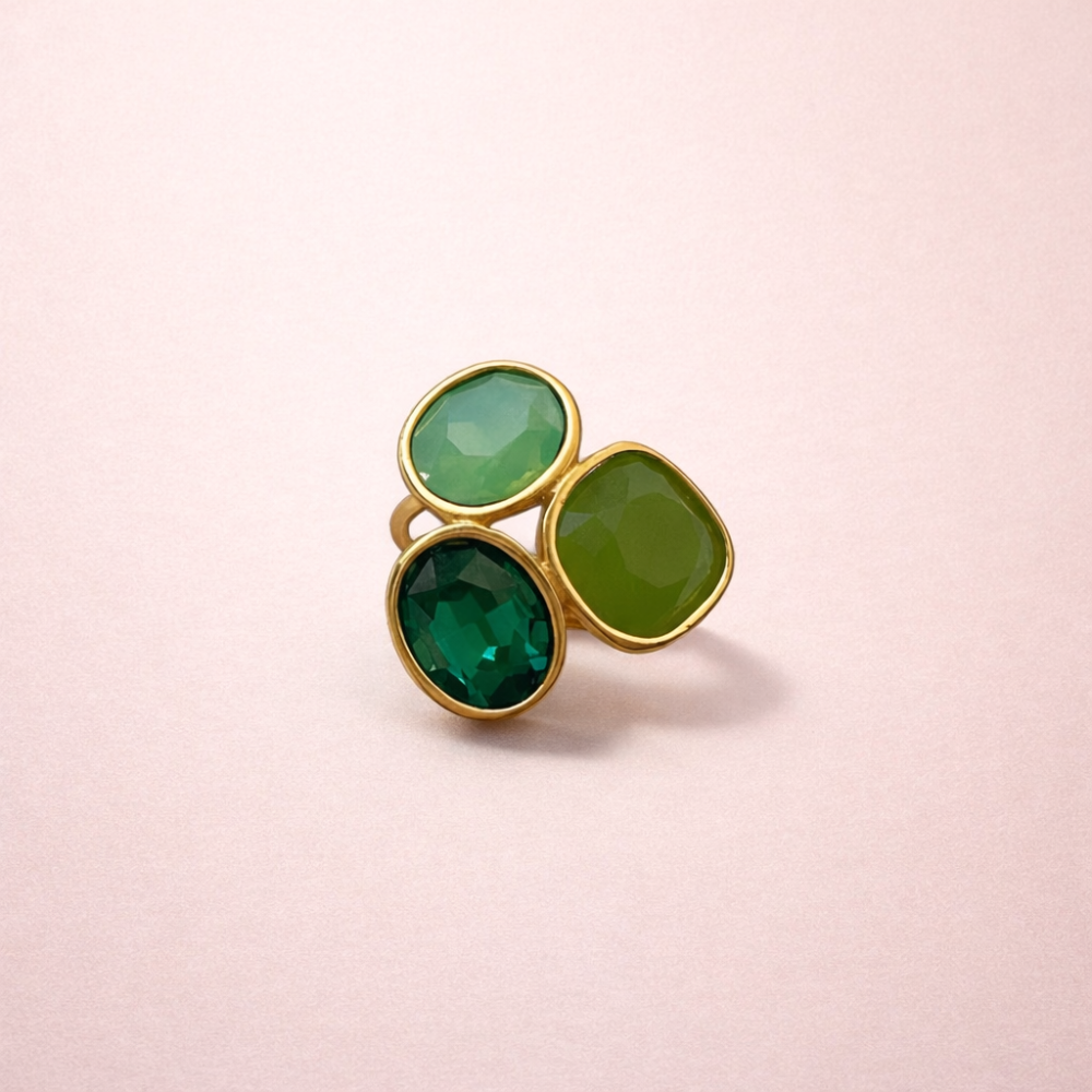 Bague Gemma – Trio de pierres