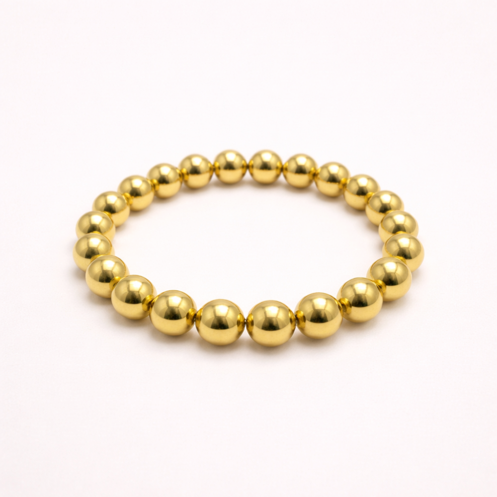Bracelet boules XXL brillant | bijoux acier inoxydable | Gaou Bijoux