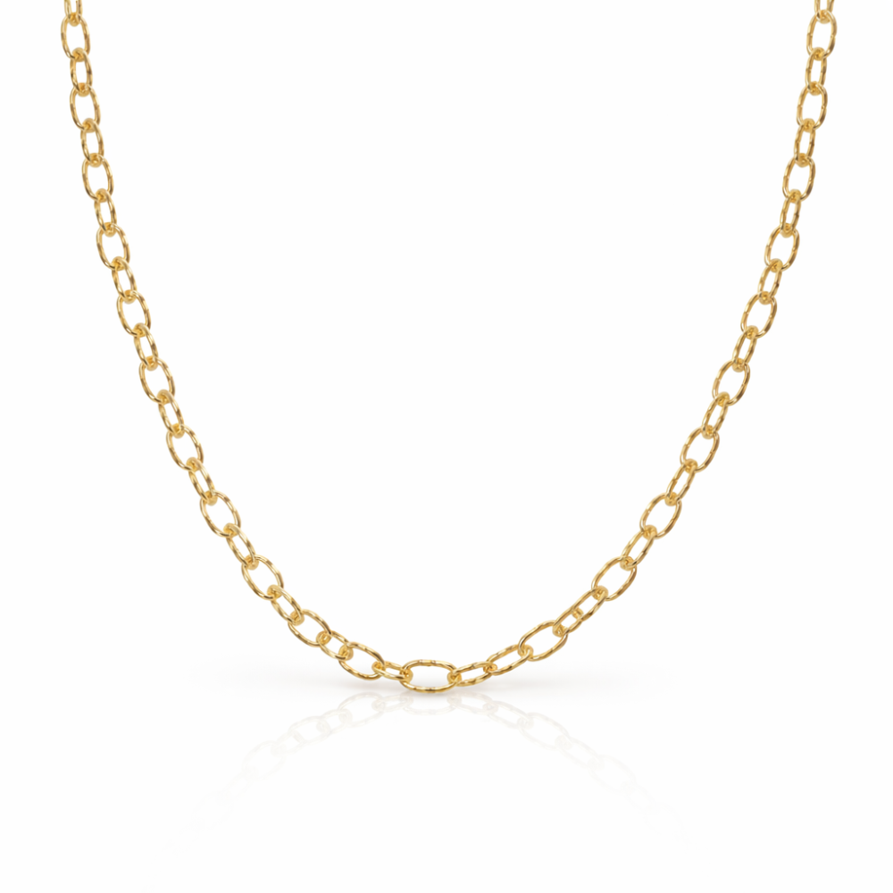 Collier Lettre Personnalisé Doré – Charms Acier Résistant à l’Eau