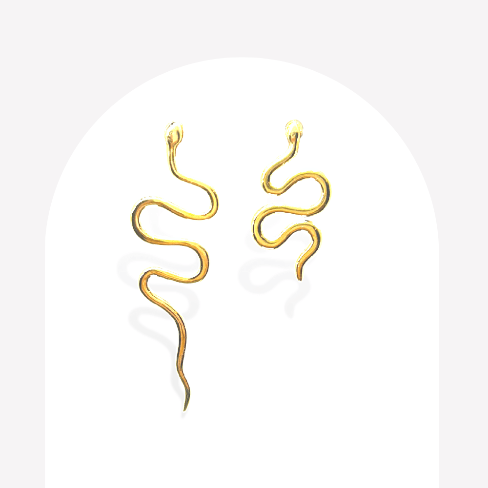 Boucles d'Oreilles Serpent  | Gaou Bijoux