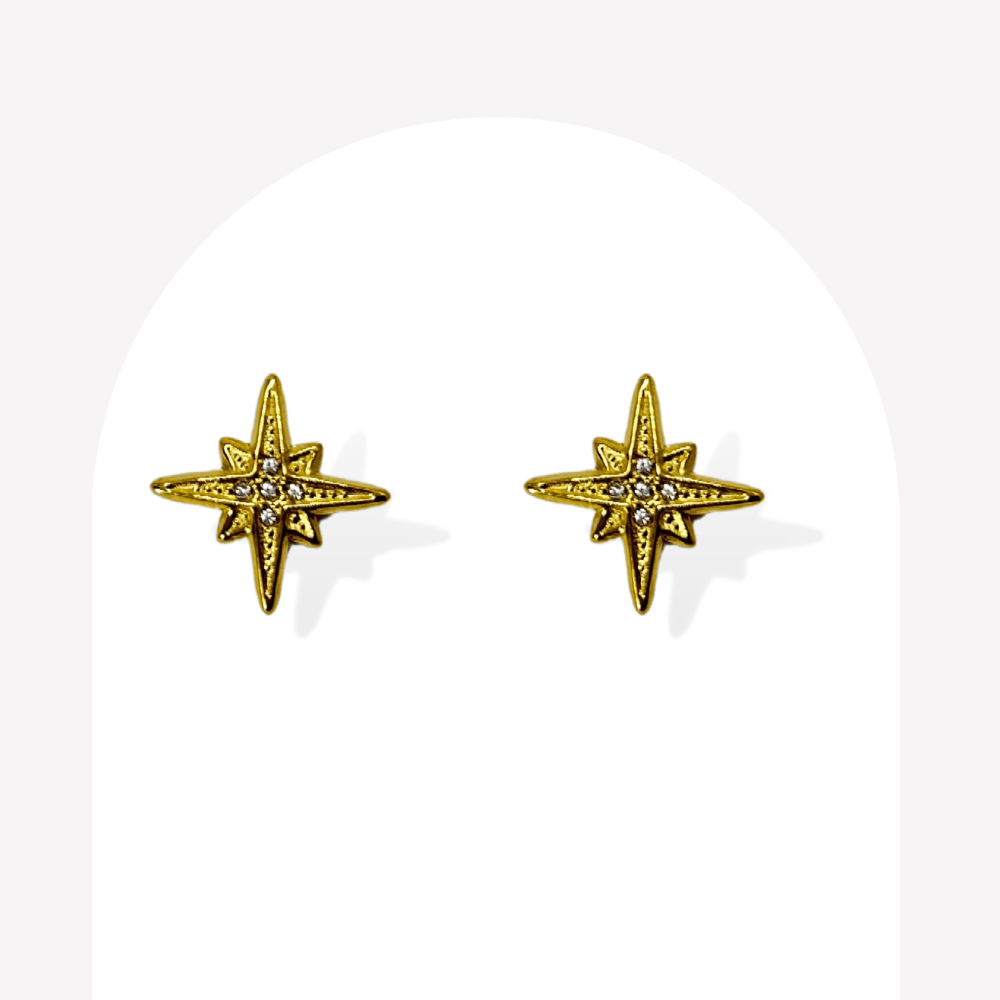 Boucles d'oreilles Puces Etoile  | Gaou Bijoux