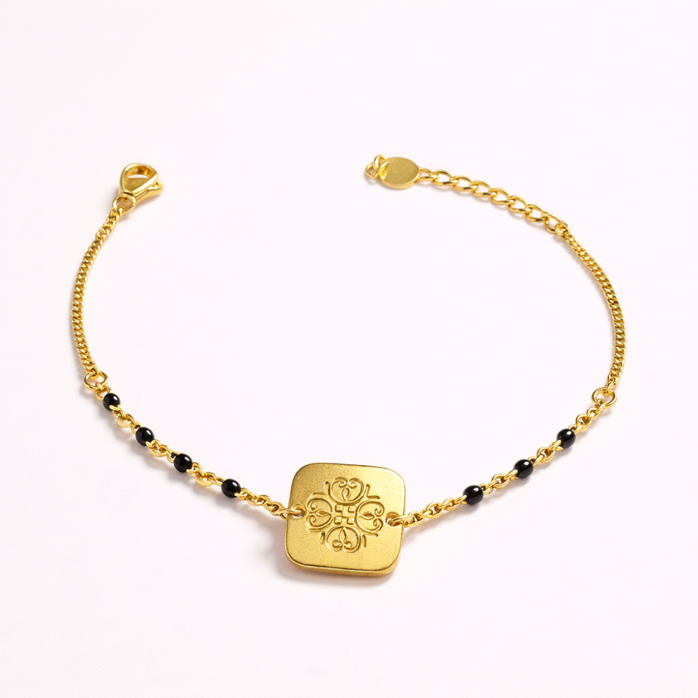 Bracelet Bahia doré  – acier inoxydable raffiné | Gaou Bijoux