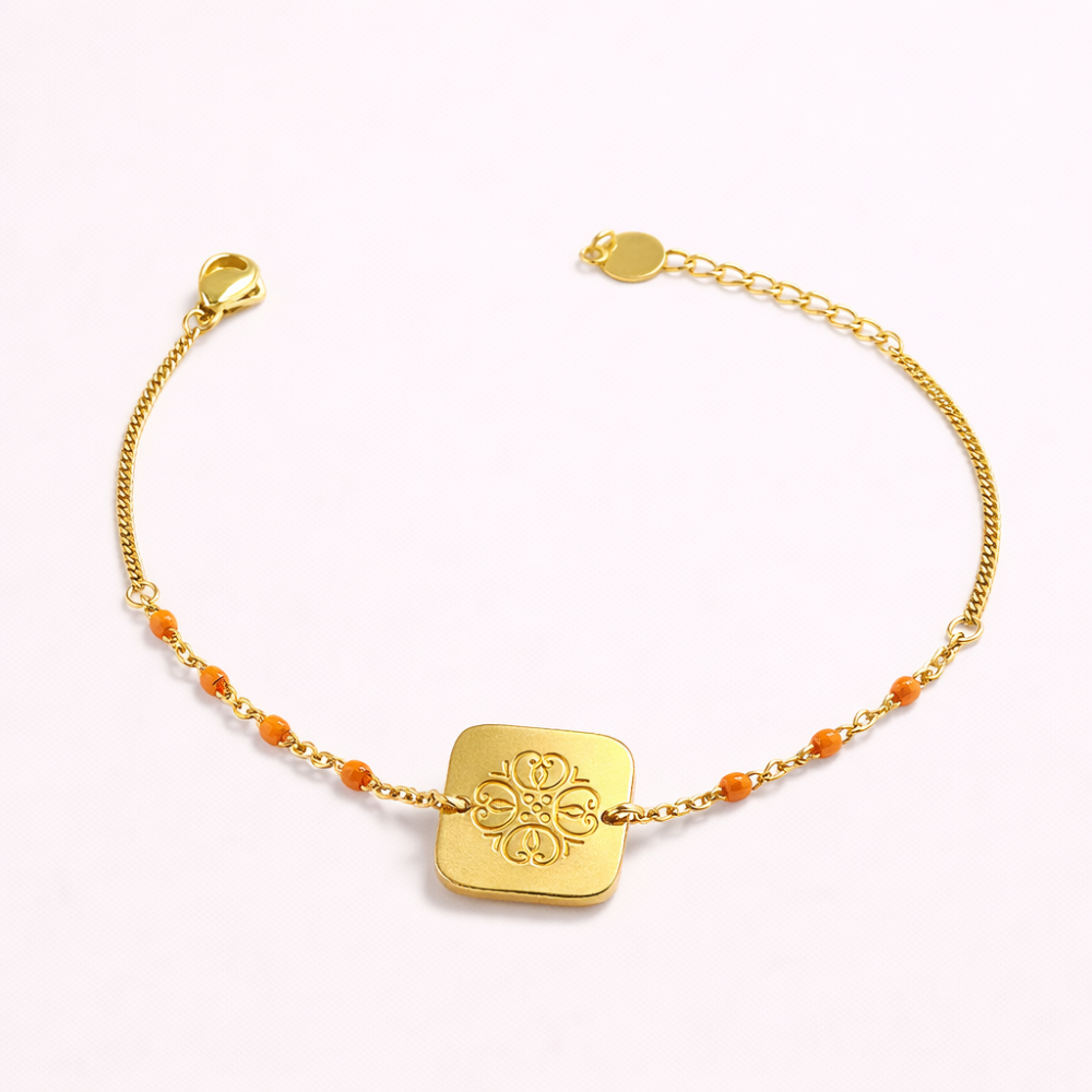 Bracelet Bahia doré  – acier inoxydable raffiné | Gaou Bijoux