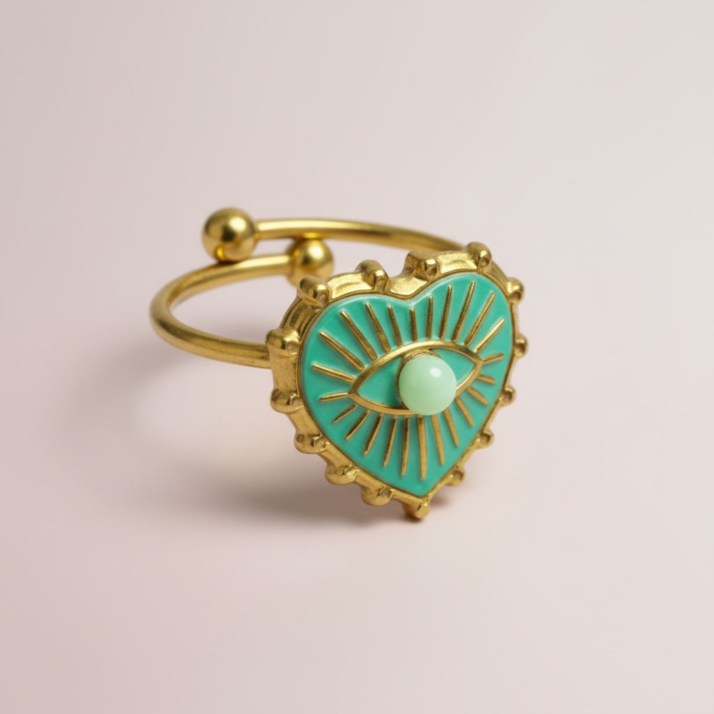 Bague Oeil-Coeur