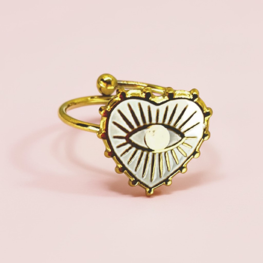 Bague Oeil-Coeur