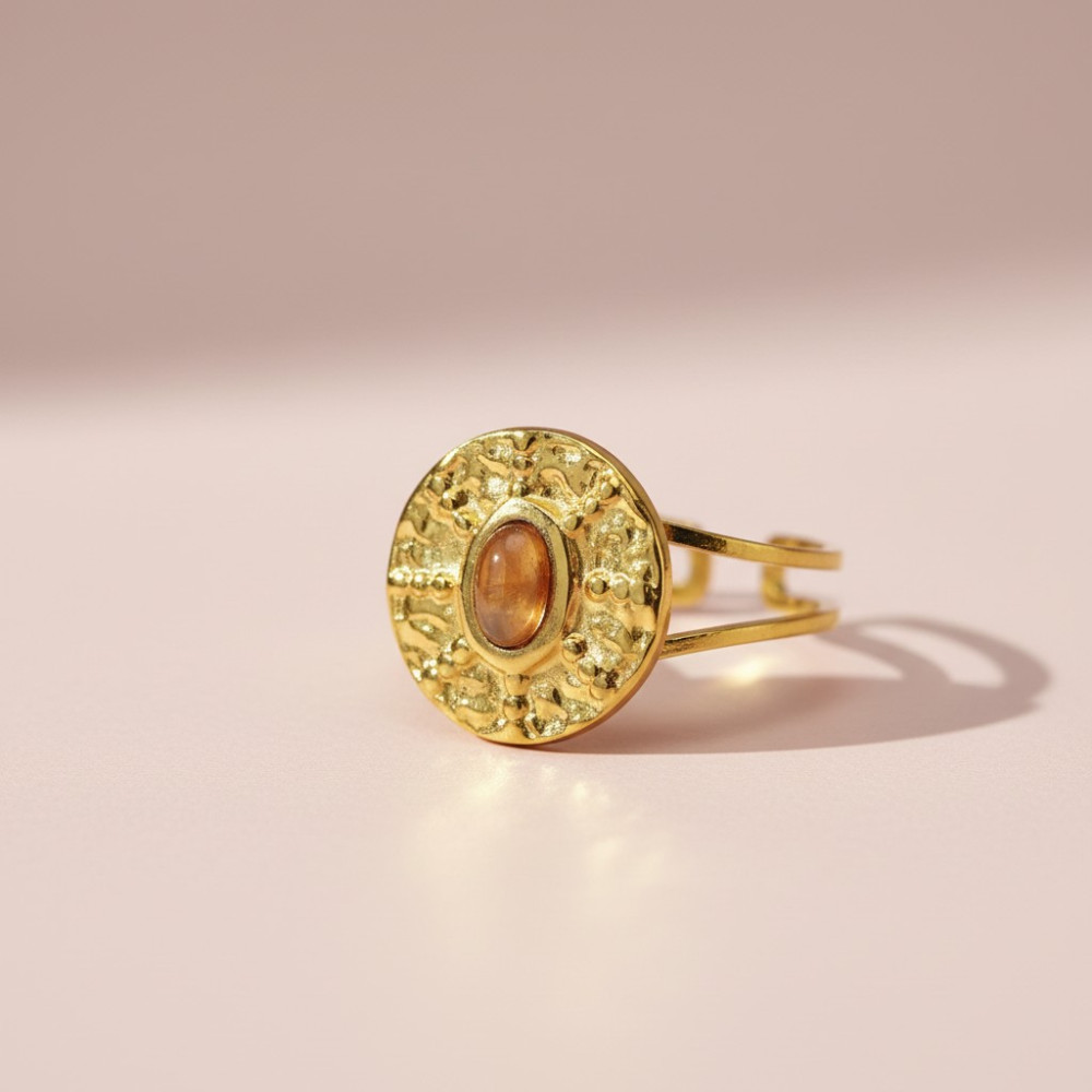 Bague médaillon