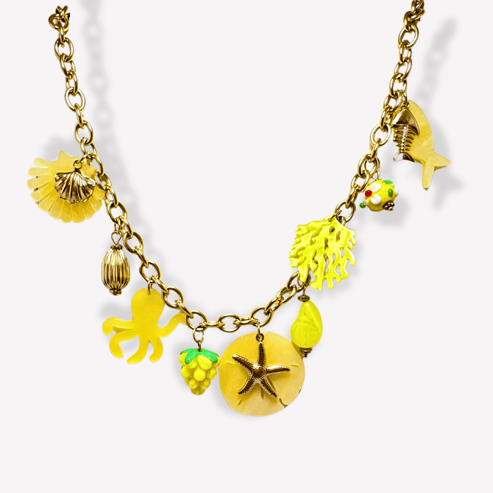 Collier Ocean Jaune  | Gaou Bijoux