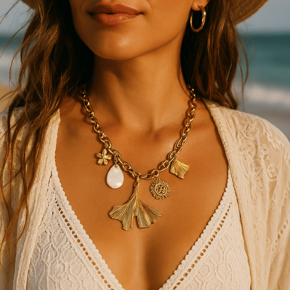 Collier Ginkgo  | Gaou Bijoux