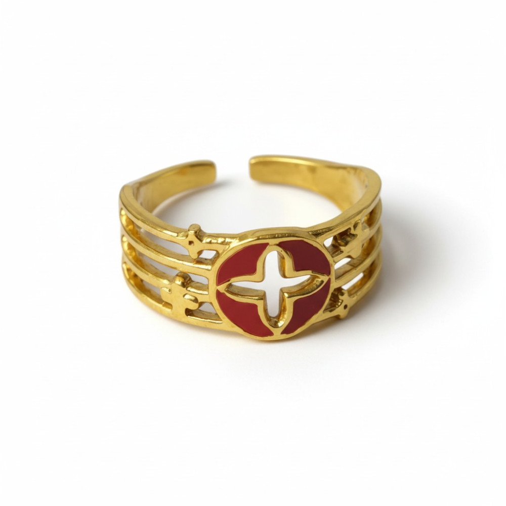 Bague Ova| Bagues acier inoxydable| Gaou Bijoux