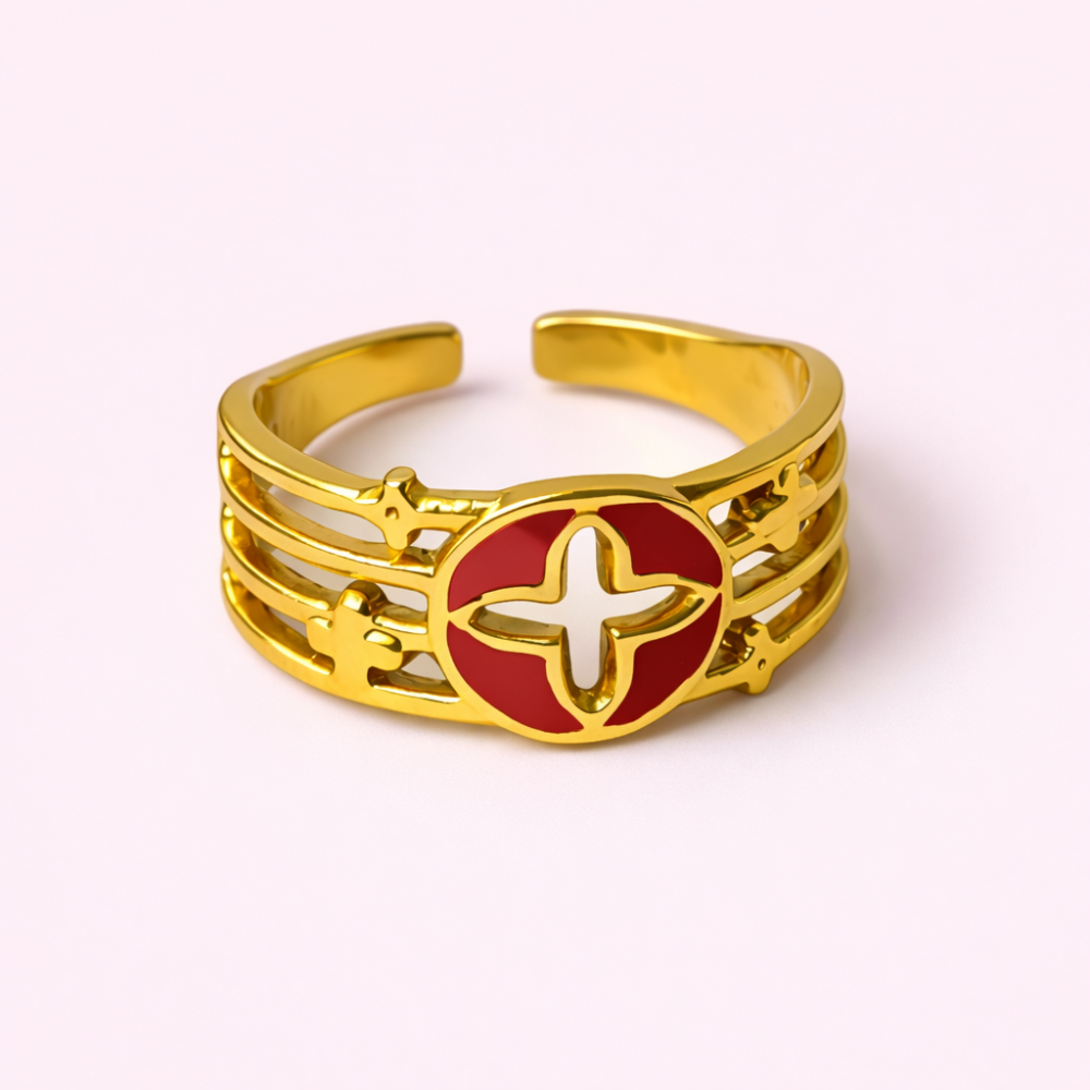 Bague Ova| Bagues acier inoxydable| Gaou Bijoux