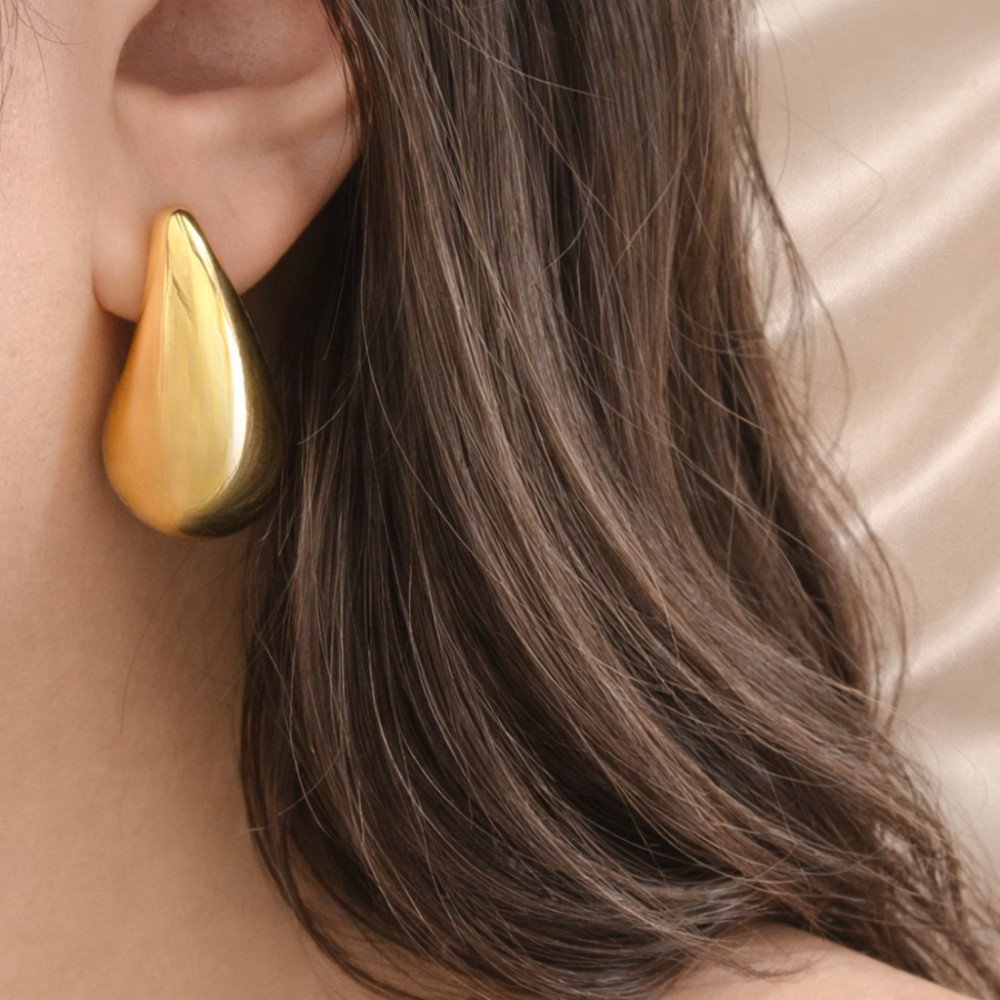 Boucles d’Oreilles Goutte – bijoux acier inoxydable | Gaou Bijoux