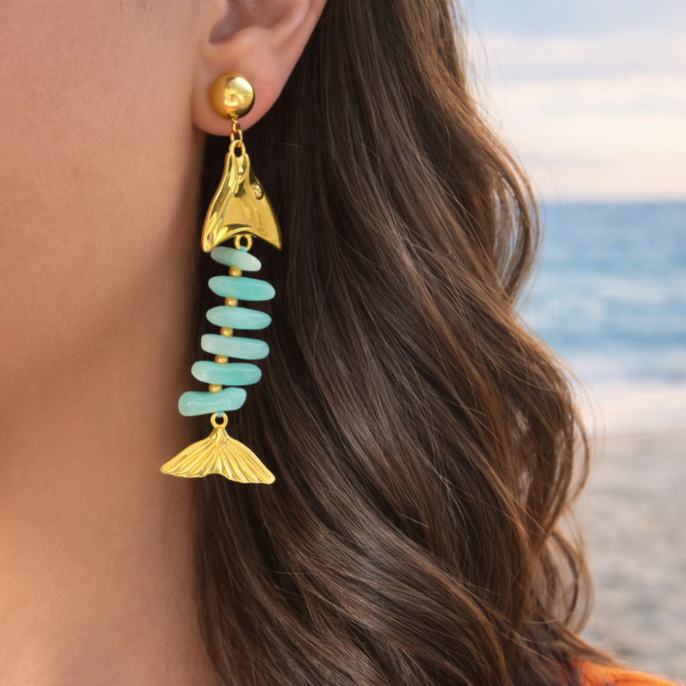Boucles d’oreilles poisson
