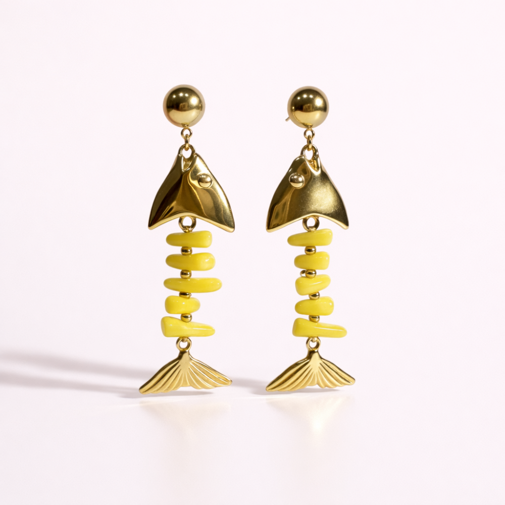 Boucles d’oreilles poisson