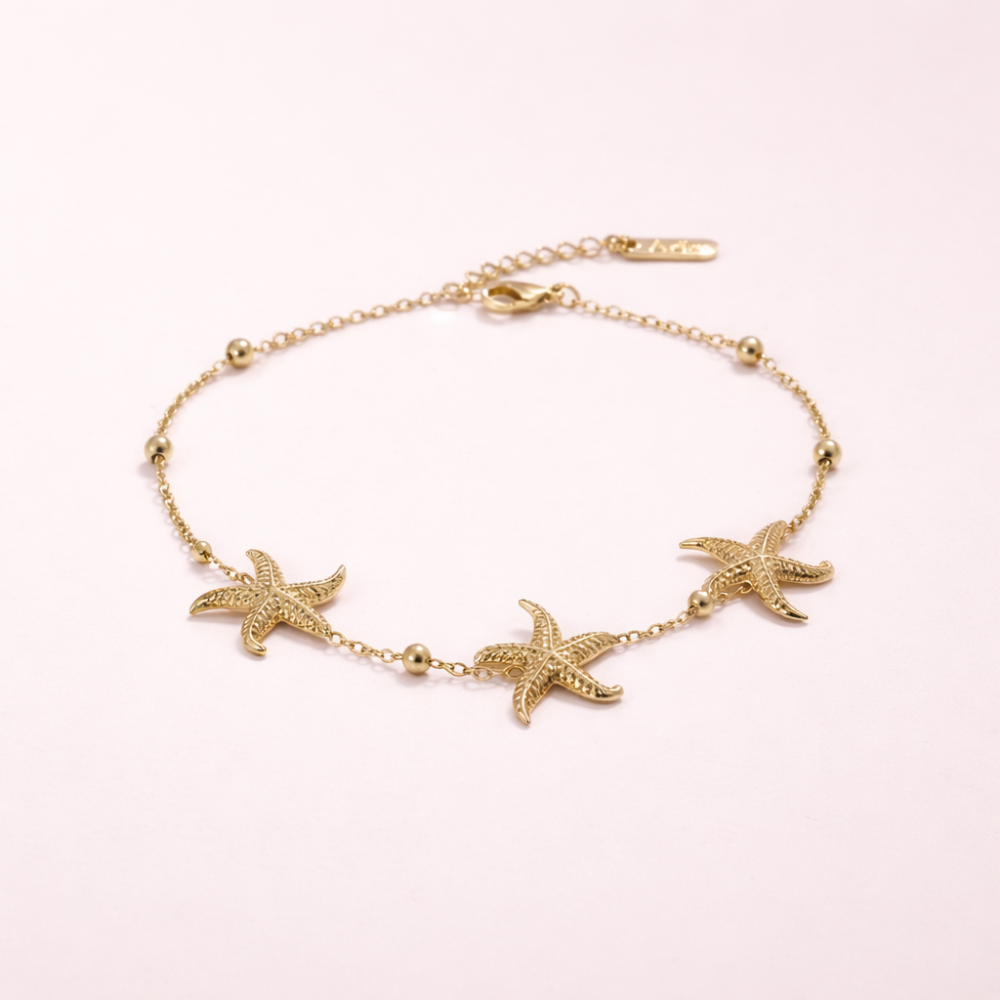 Bracelet étoile de mer doré femme | Gaou Bijoux