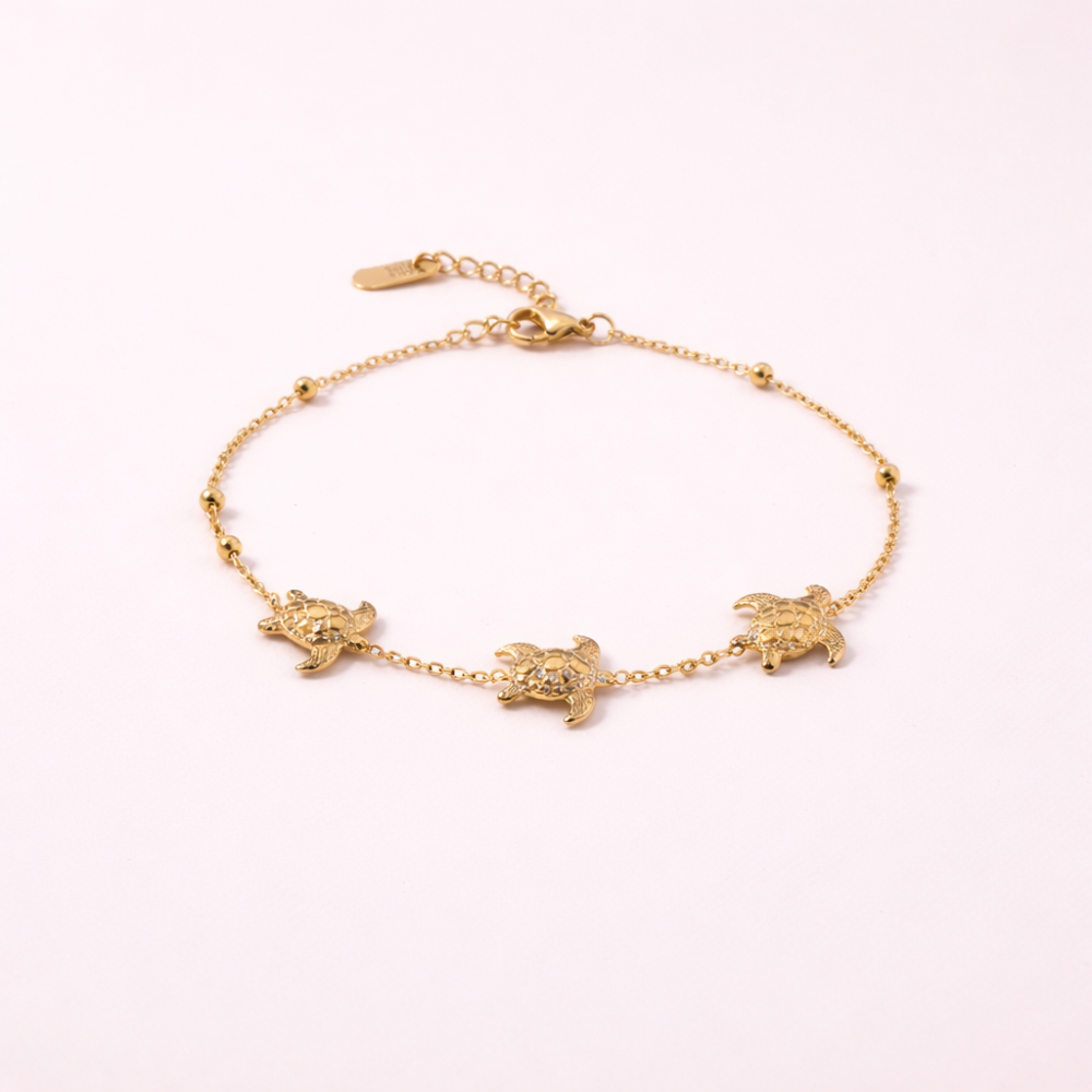 Bracelet tortue doré femme | Gaou Bijoux