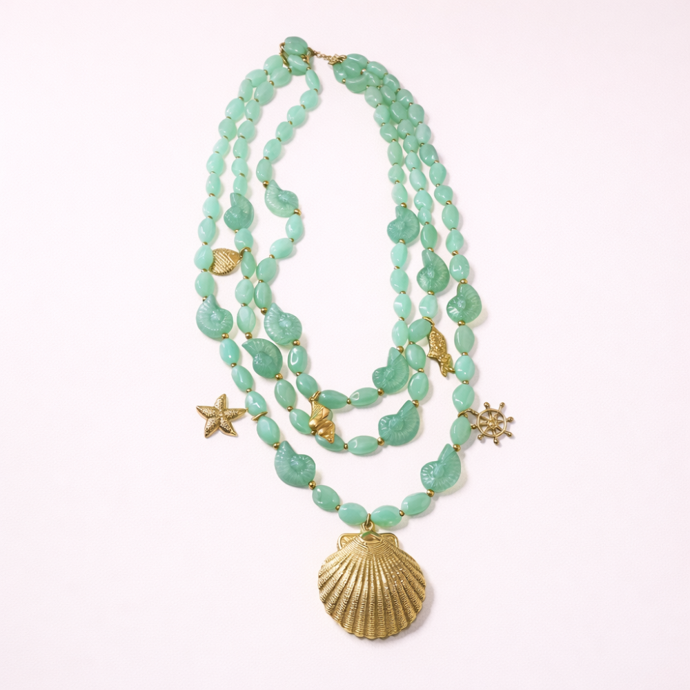 Collier multirang coquillage perles femme | Gaou Bijoux