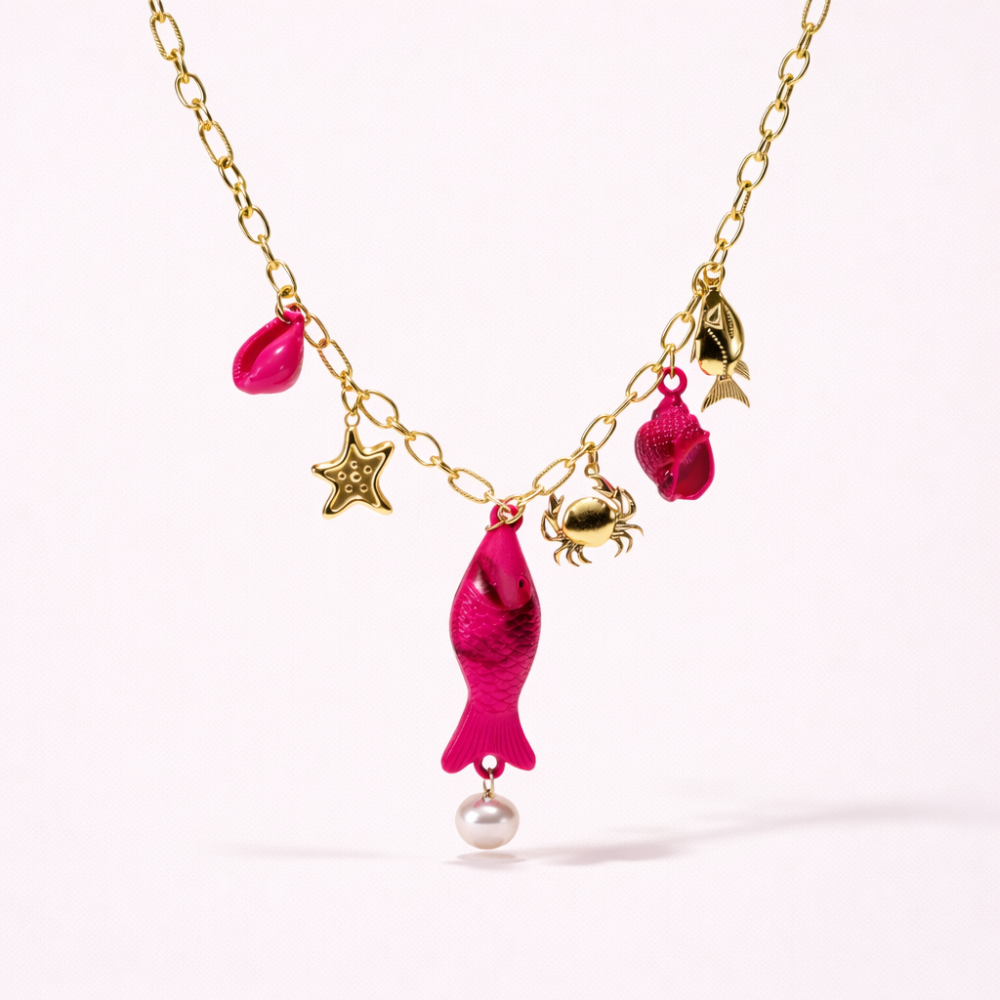 Collier charms océan coquillage femme tendance | Gaou Bijoux