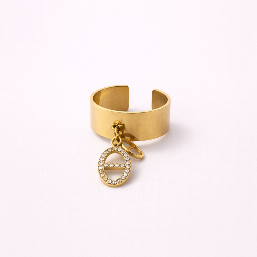 Bague Charms maille marine acier inoxydable | Gaou Bijoux