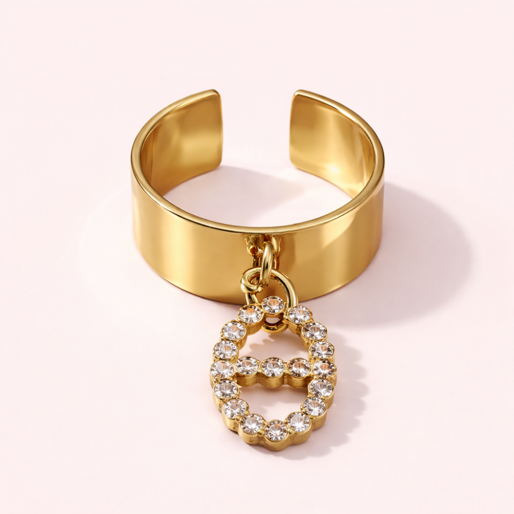 Bague maille marine charms ovale réglable | Gaou Bijoux