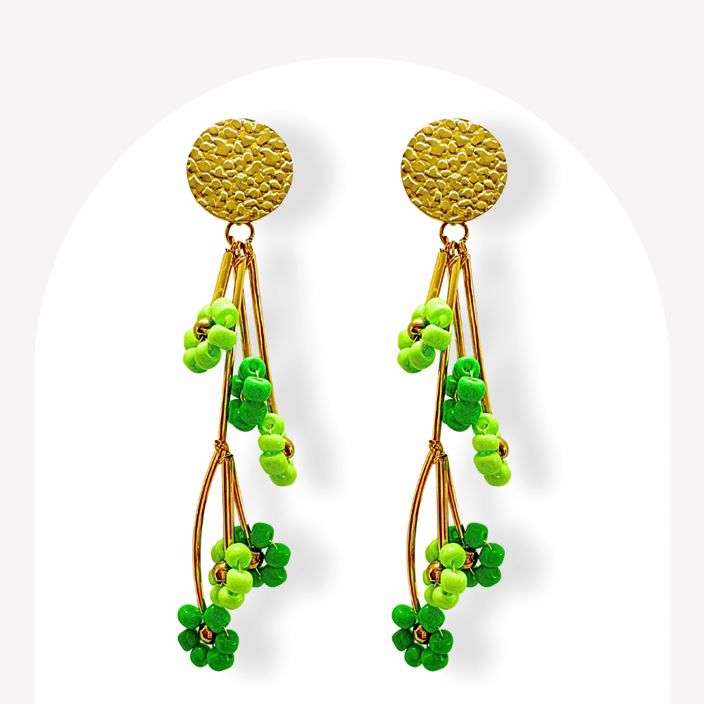 Boucles d'oreilles fleuries  | Gaou Bijoux