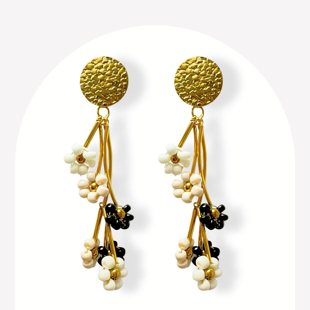 Boucles d'oreilles fleuries  | Gaou Bijoux