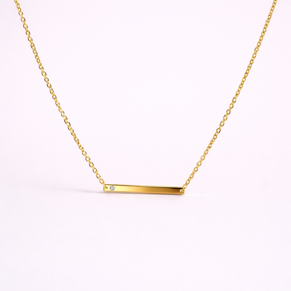 Collier Barre | Acier inoxydable | Gaou Bijoux