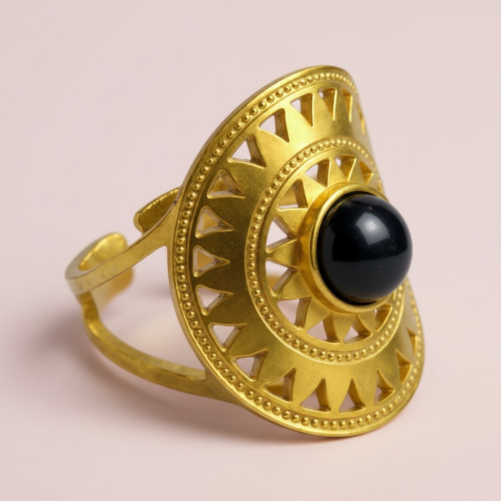 Bague Eclipse| Bagues acier inoxydable|  Gaou Bijoux
