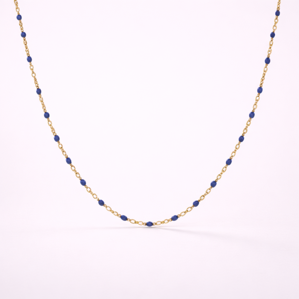 Collier boule coloré