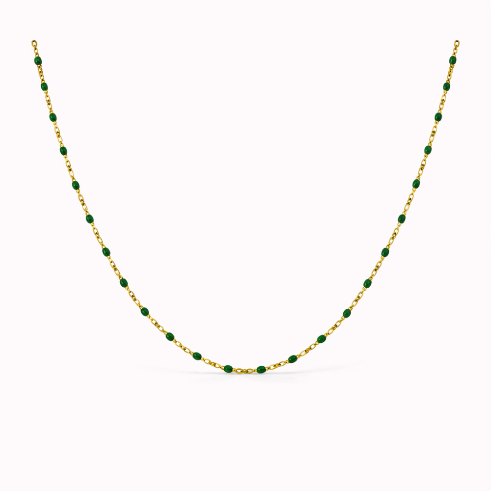 Collier boule coloré
