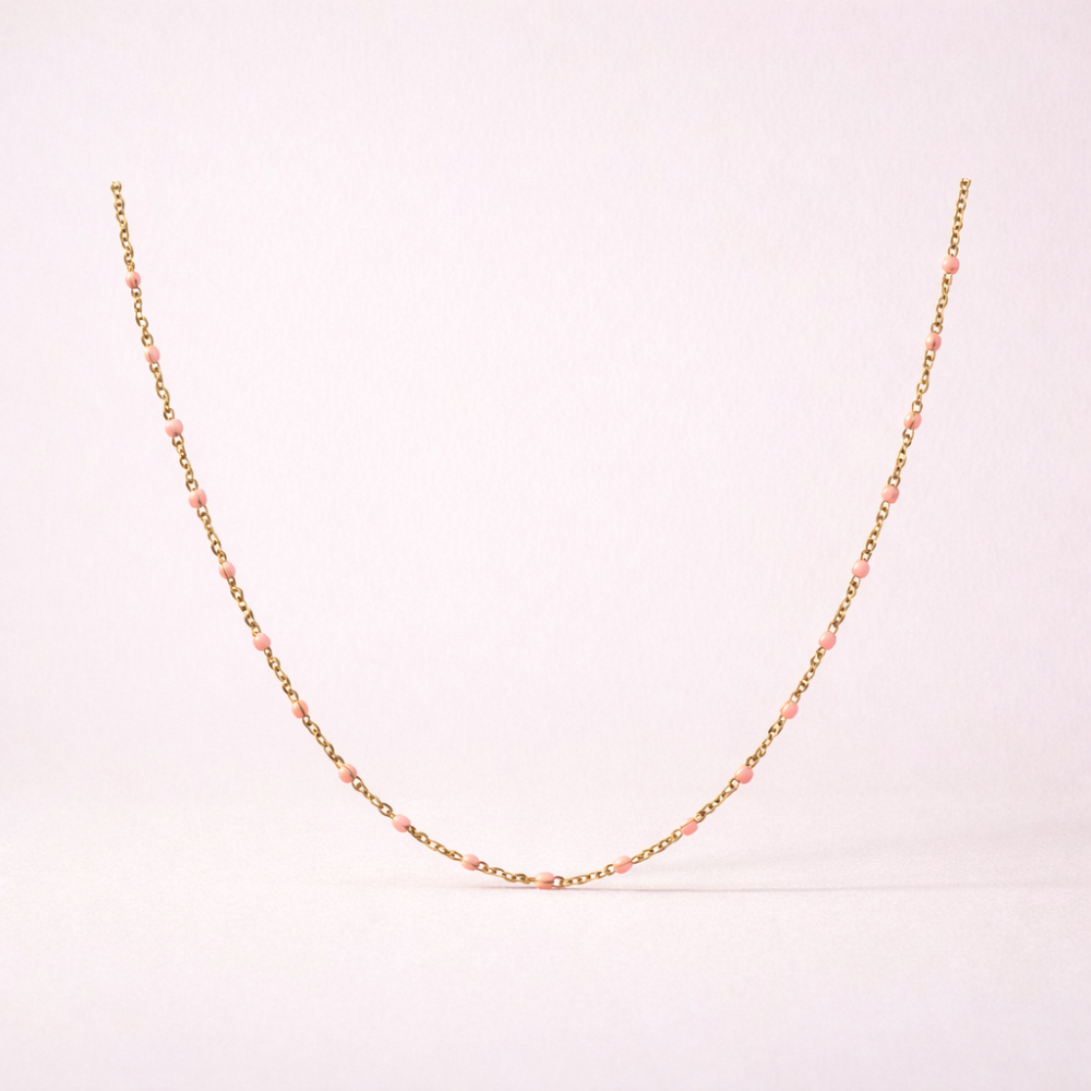 Collier boule coloré