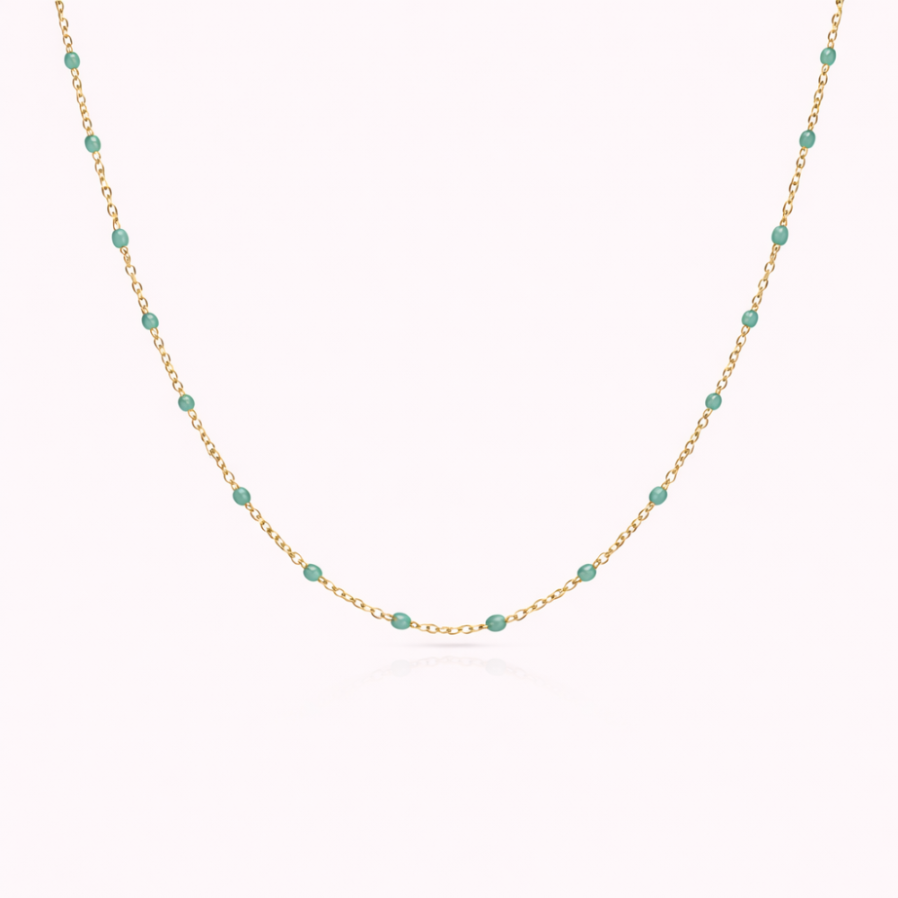 Collier boule coloré