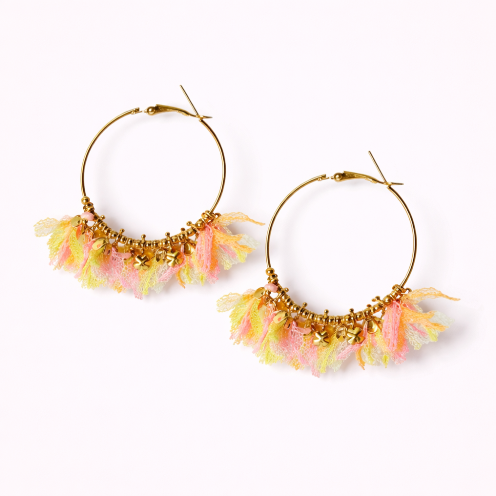 Boucles d’oreilles Créoles Samba