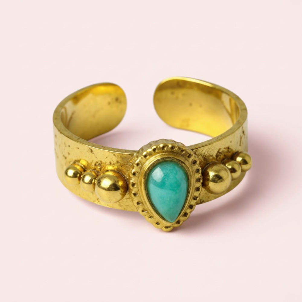 Bague Azura| Bagues acier inoxydable|  Gaou Bijoux