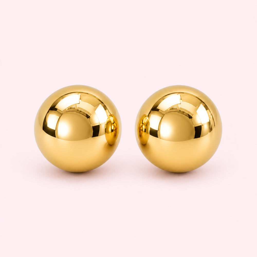 Boucles d oreilles boule acier inoxydable femme | Gaou Bijoux