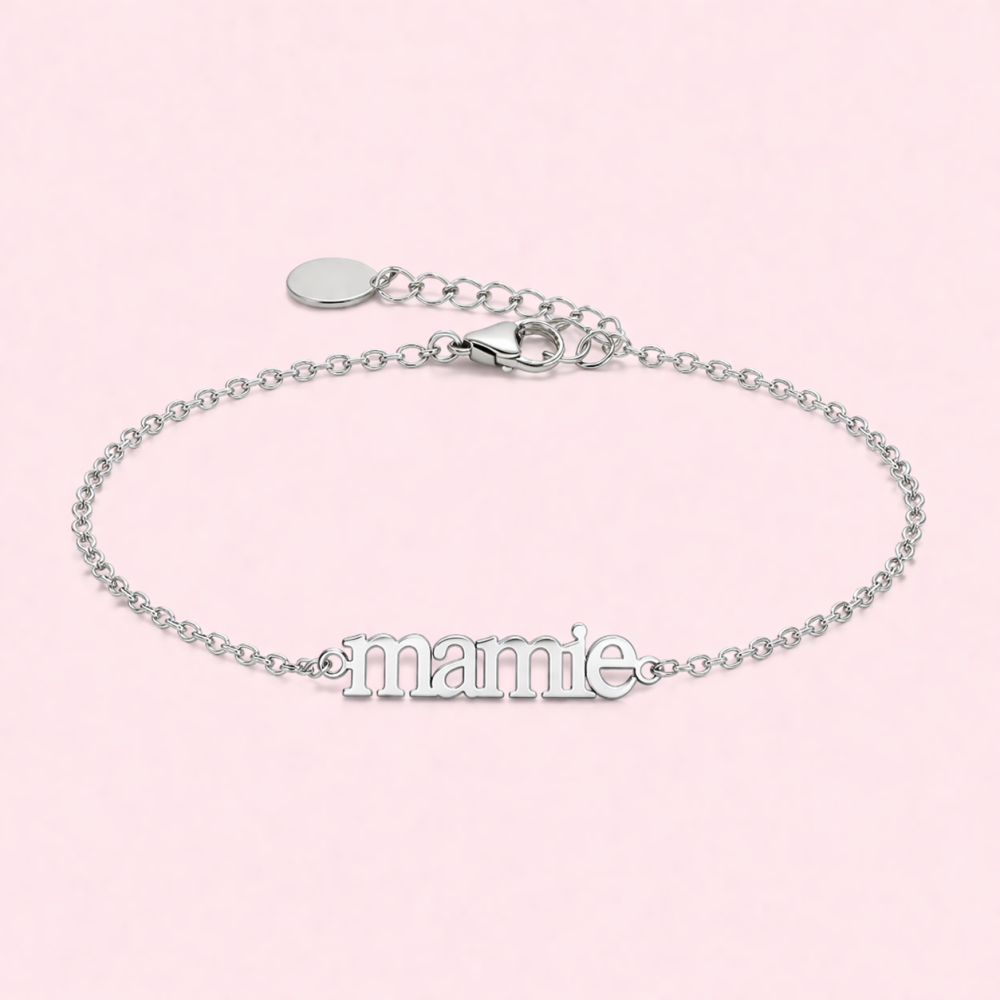 Bracelet mamie acier inoxydable femme cadeau | Gaou Bijoux