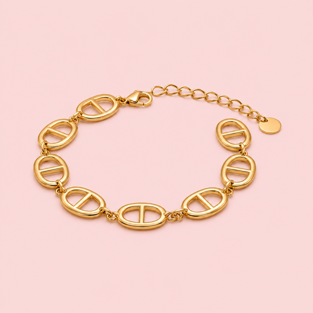 Bracelet maille marine acier inoxydable femme | Gaou Bijoux
