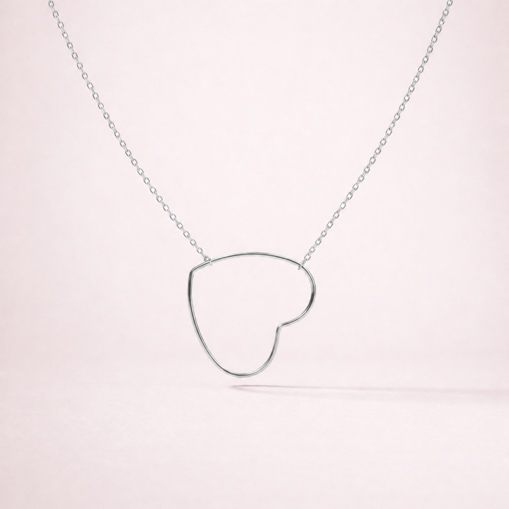 Collier Cœur Minimaliste Doré | bijoux acier inoxydable | Gaou Bijoux